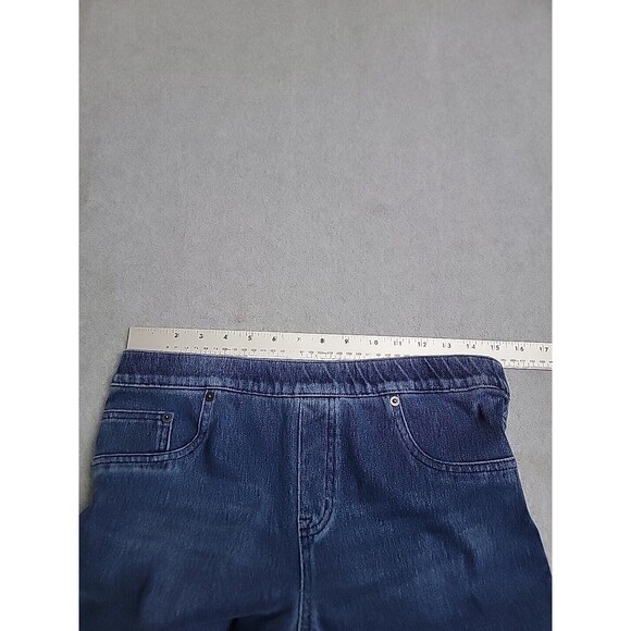 Spanx Jeans Womens Large 30x29 Skinny Mid Rise Light Blue Stretch Modern City - Picture 5 of 15